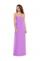 Empire Waist Twist Shirred Strapless Evening Dress
