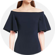 Short Sleeves Evening Dresses